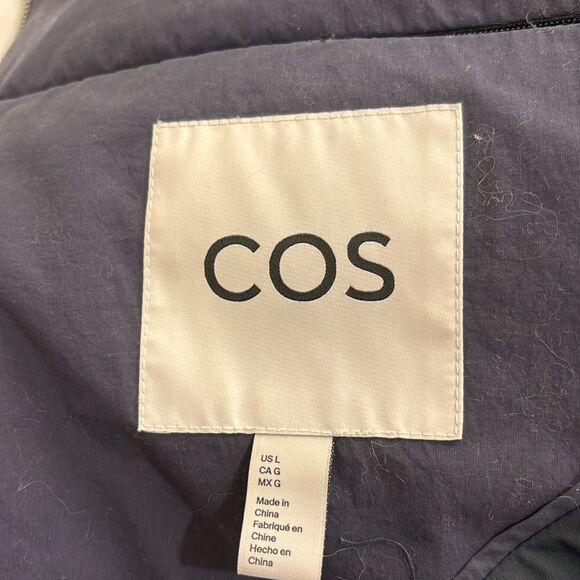 COS navy blue puffer jacket - Picture 10 of 16